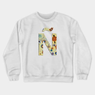 Monogram letter Ñ Crewneck Sweatshirt